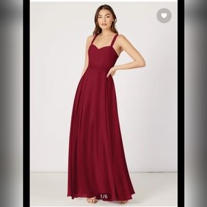 Azazie Simoan Bridesmaids Dress Size 10